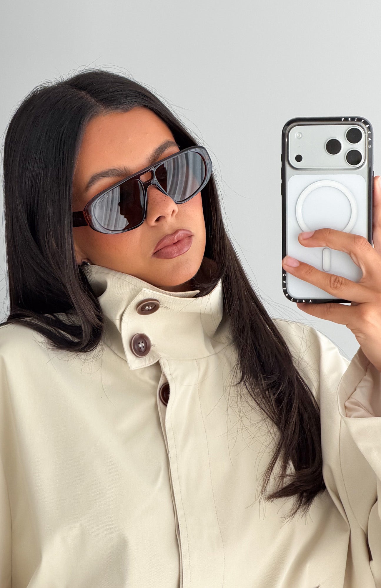 ルチールサンド Roland Sunglasses Chocolate/Chocolate | White Fox Boutique US