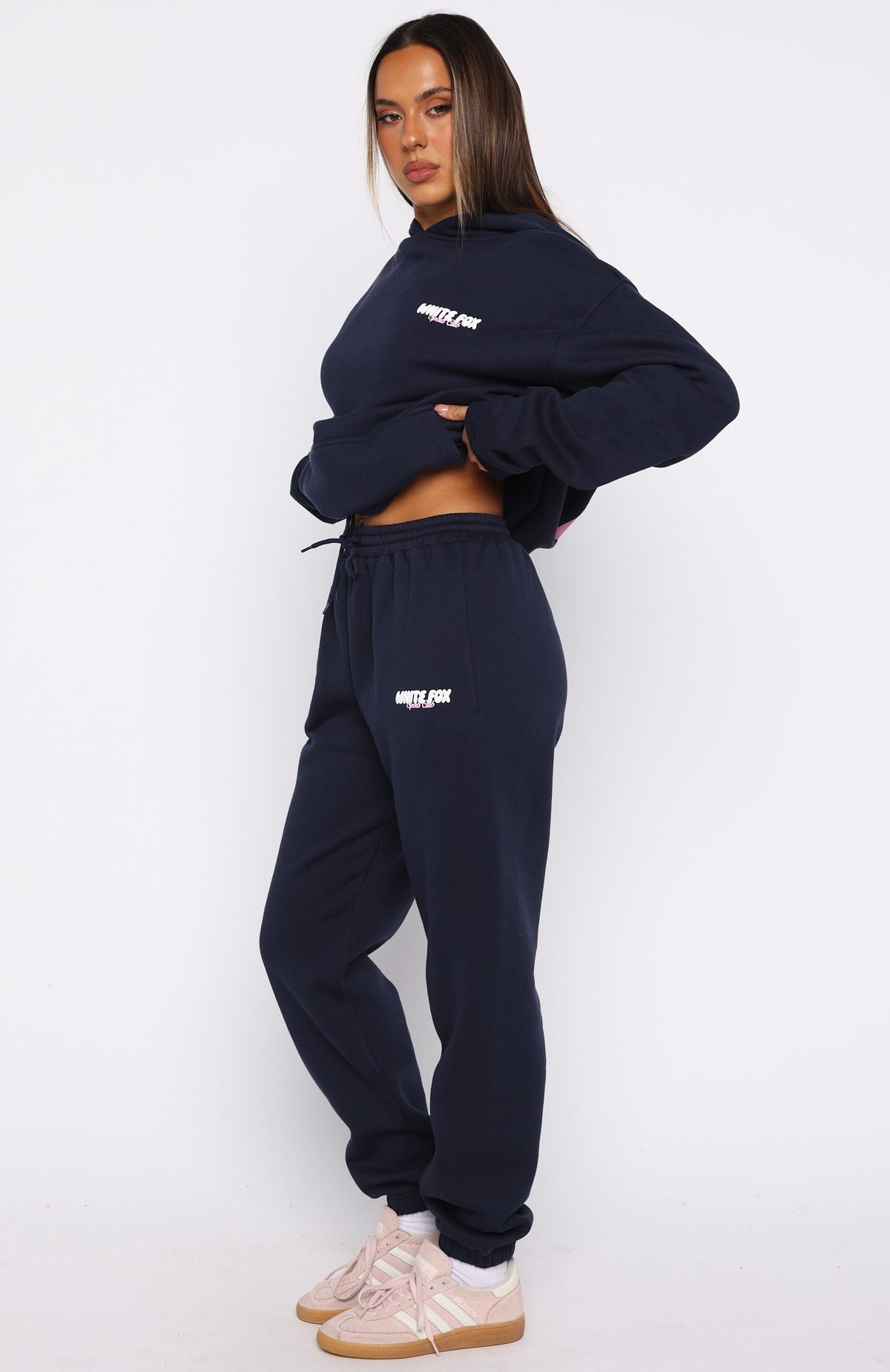 Club 14 Trinity Sweatpants Navy | White Fox Boutique US