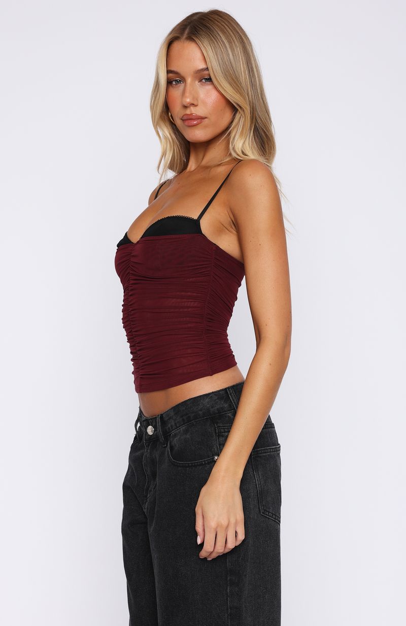 メゾンスペシャル Checked Shirring Bustier レッド October_SH1_0117_large.jpg?v=