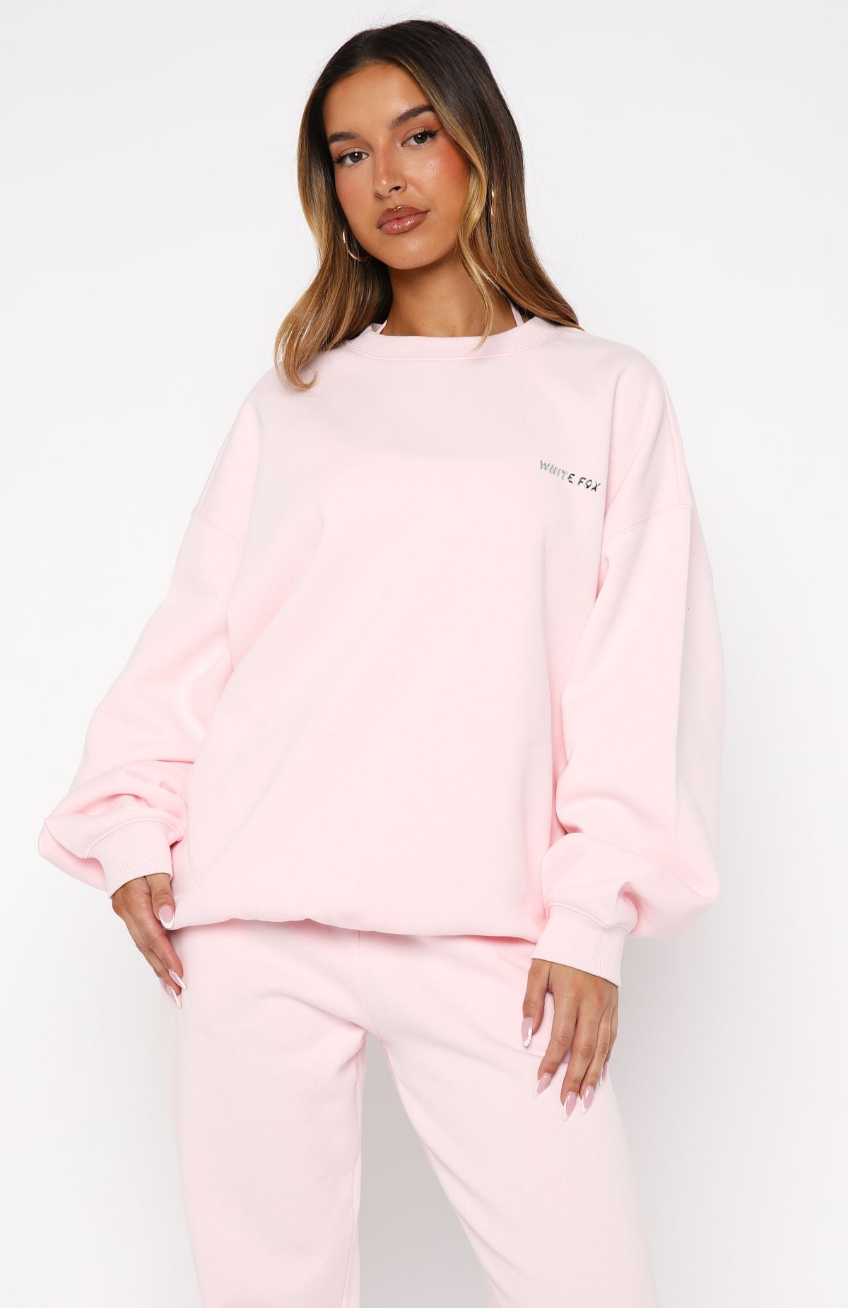 Test Drive Oversized Sweater Icy Pink | White Fox Boutique US