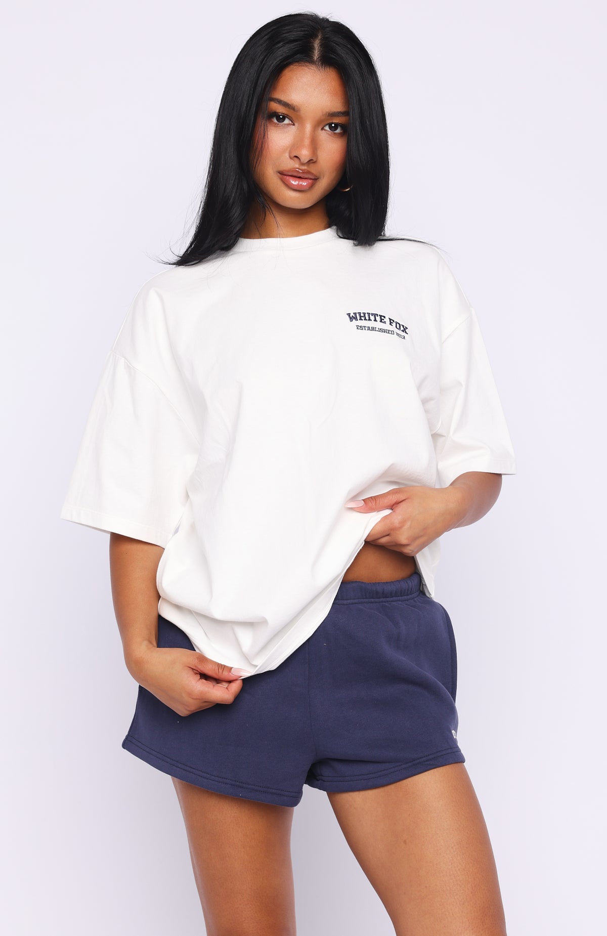 Can't Miss It Oversized Tee White | White Fox Boutique US