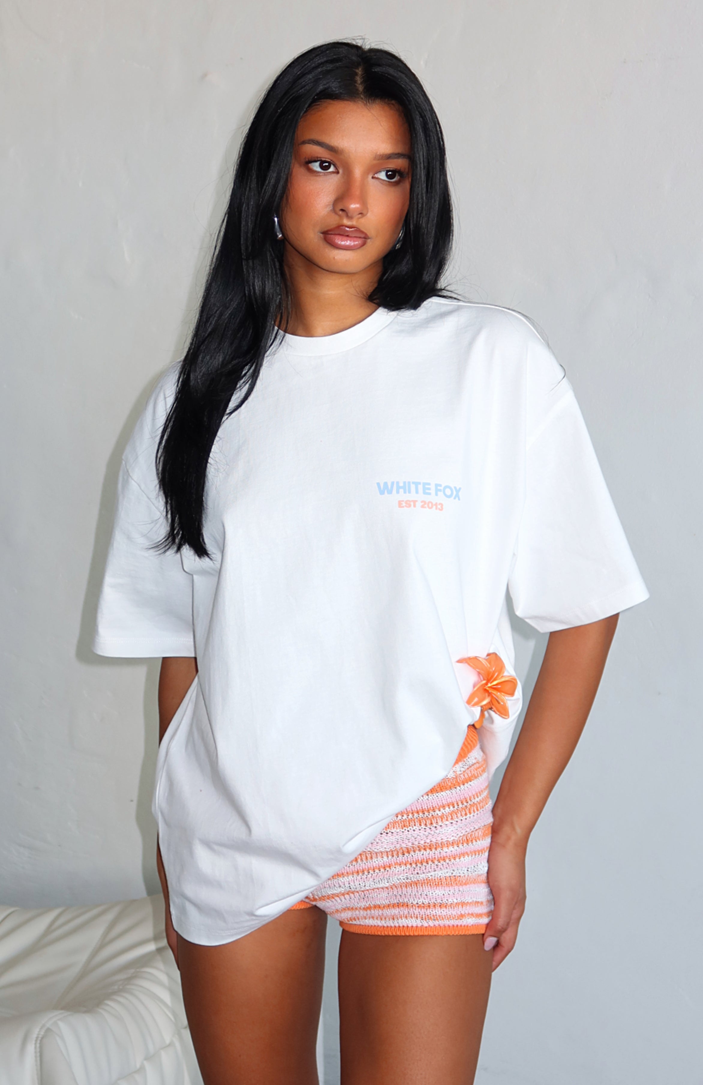 Care For You Oversized Tee White | White Fox Boutique US