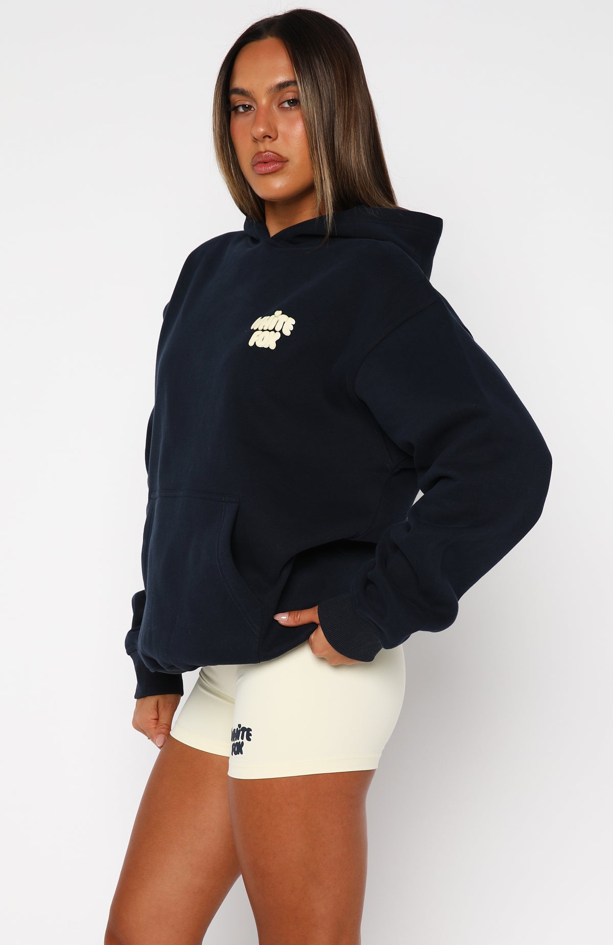 Daydreamers Angelina Oversized Hoodie Navy | White Fox Boutique US