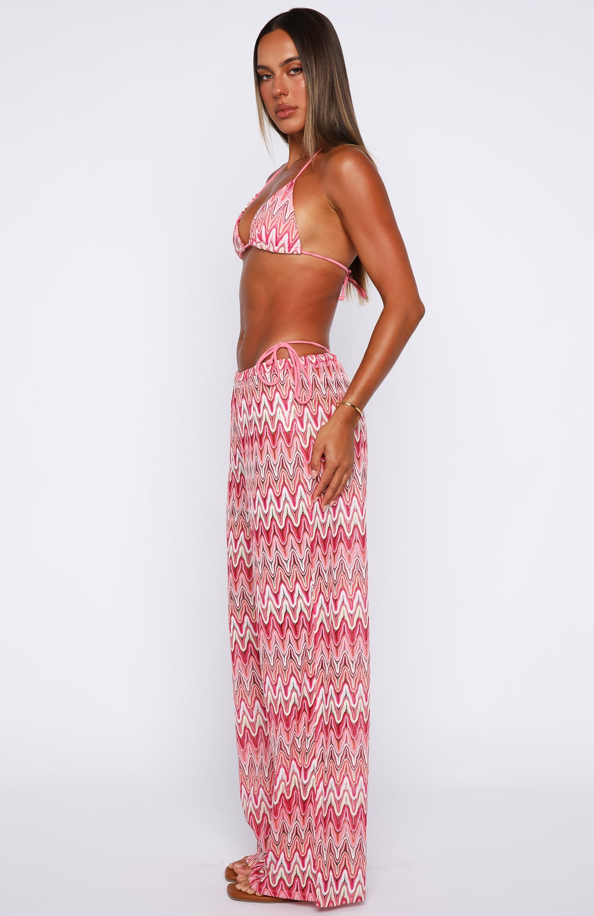 Doll Behaviour Pants Sunrise Waves | White Fox Boutique US