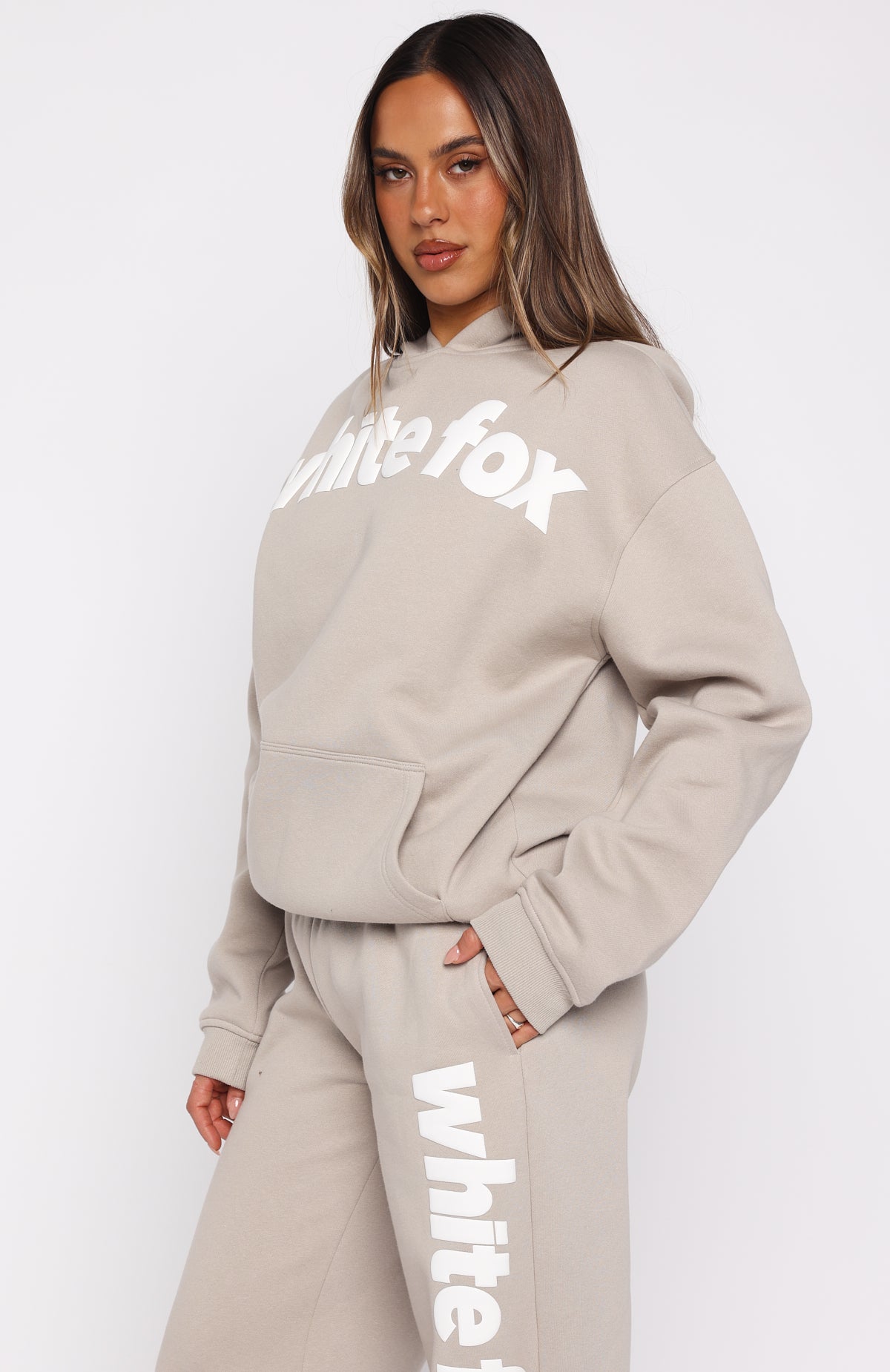 From The Archives Kenzie Oversized Hoodie Moon | White Fox Boutique US