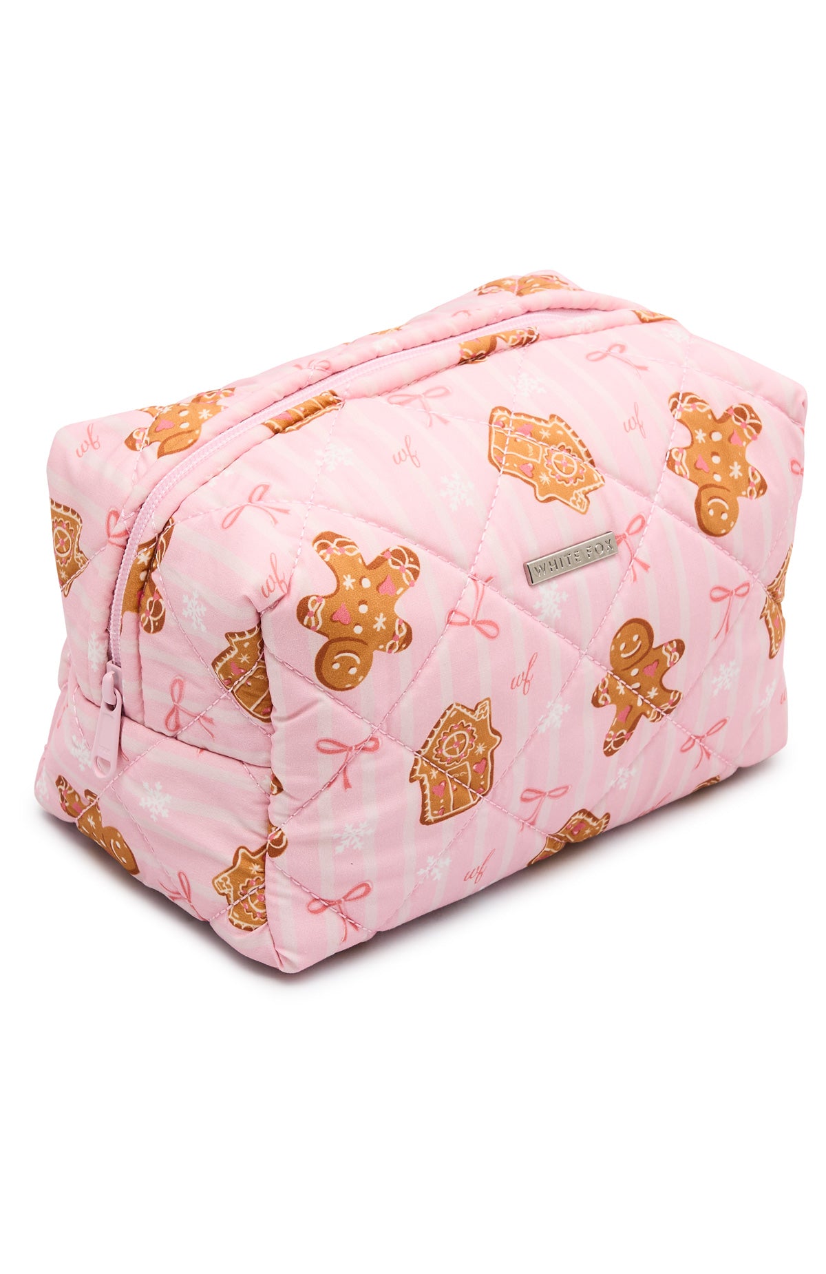 Getting Ready Cosmetic Bag Gingerbread Twist | White Fox Boutique US