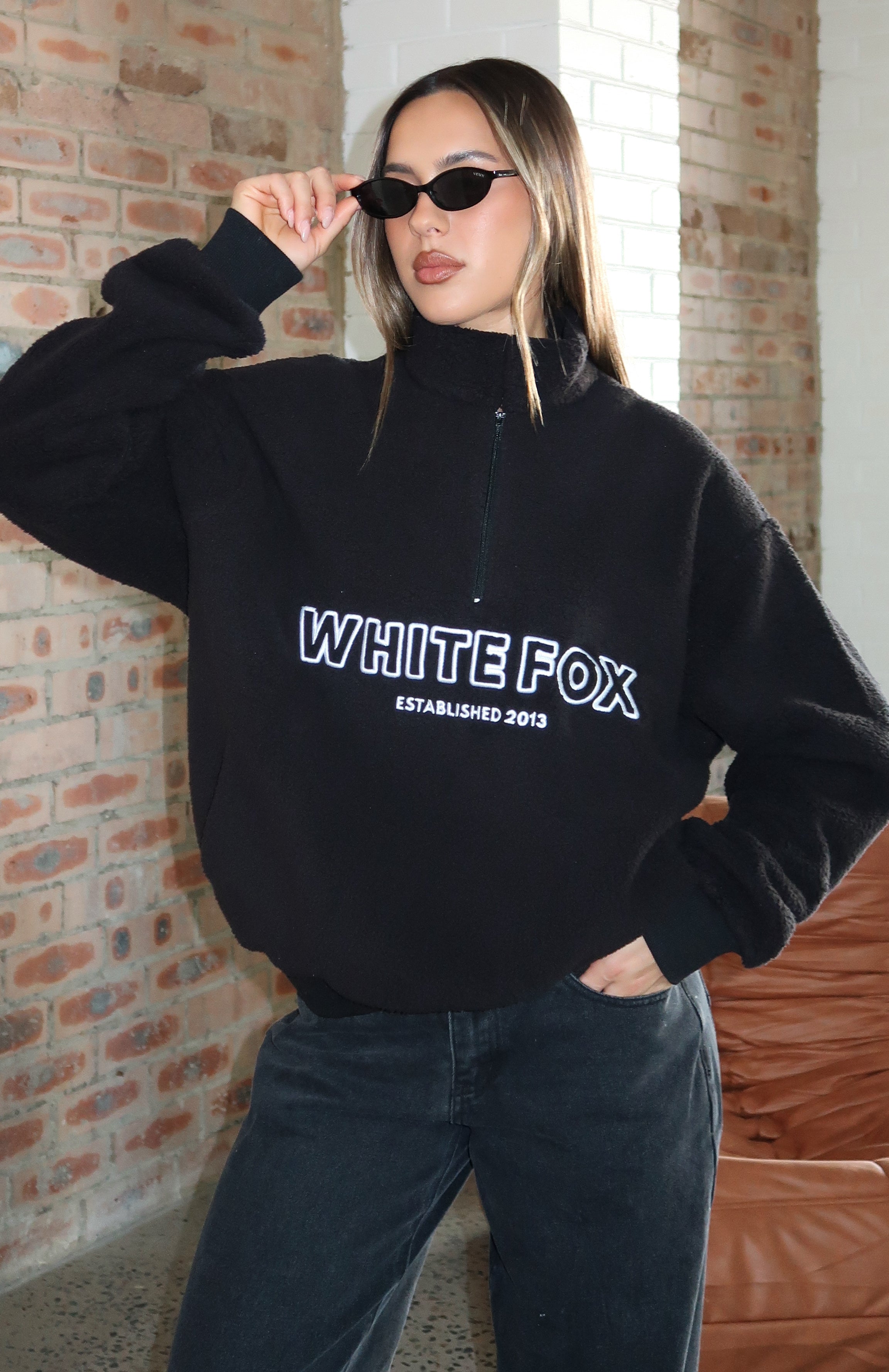 FOXEY ホワイト ニットビーニー Supreme FW25 Acrylic Fox Racing Beanie White Jacquard Knit One