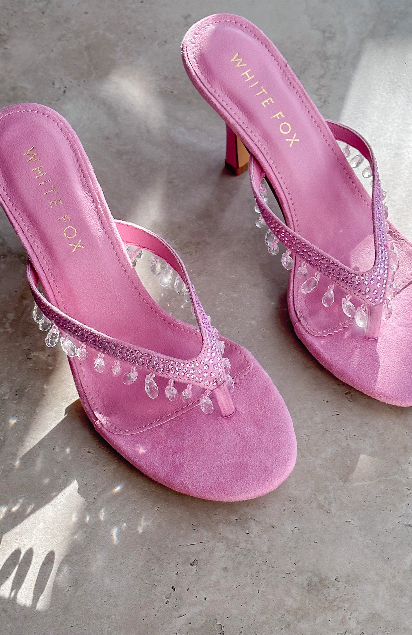 Jackie Mules Candy Pink | White Fox Boutique US