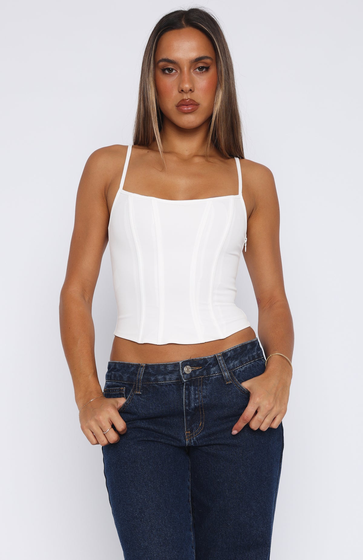 Jealousy Bustier White | White Fox Boutique US