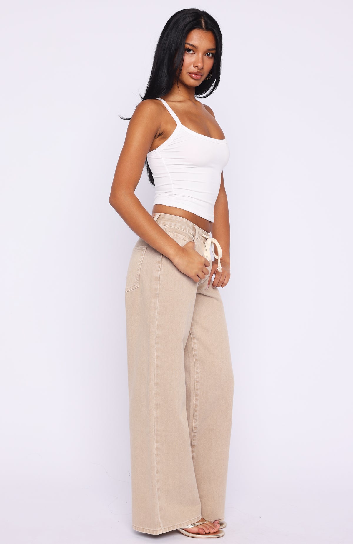 Kendall Mid Rise Wide Leg Jeans Sesame Wash | White Fox Boutique US Kendall Mid Rise Wide Leg Jeans Sesame Wash | White Fox Boutique US