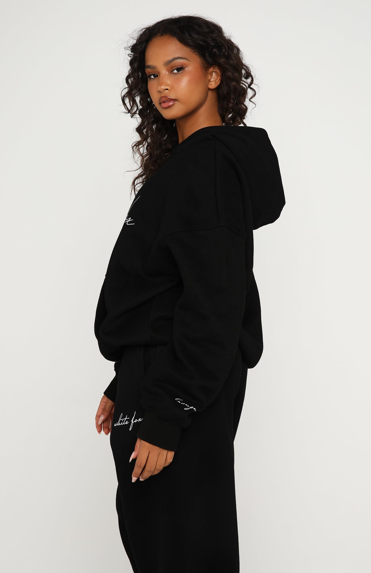 Know What You Want Oversized Hoodie Black | White Fox Boutique US