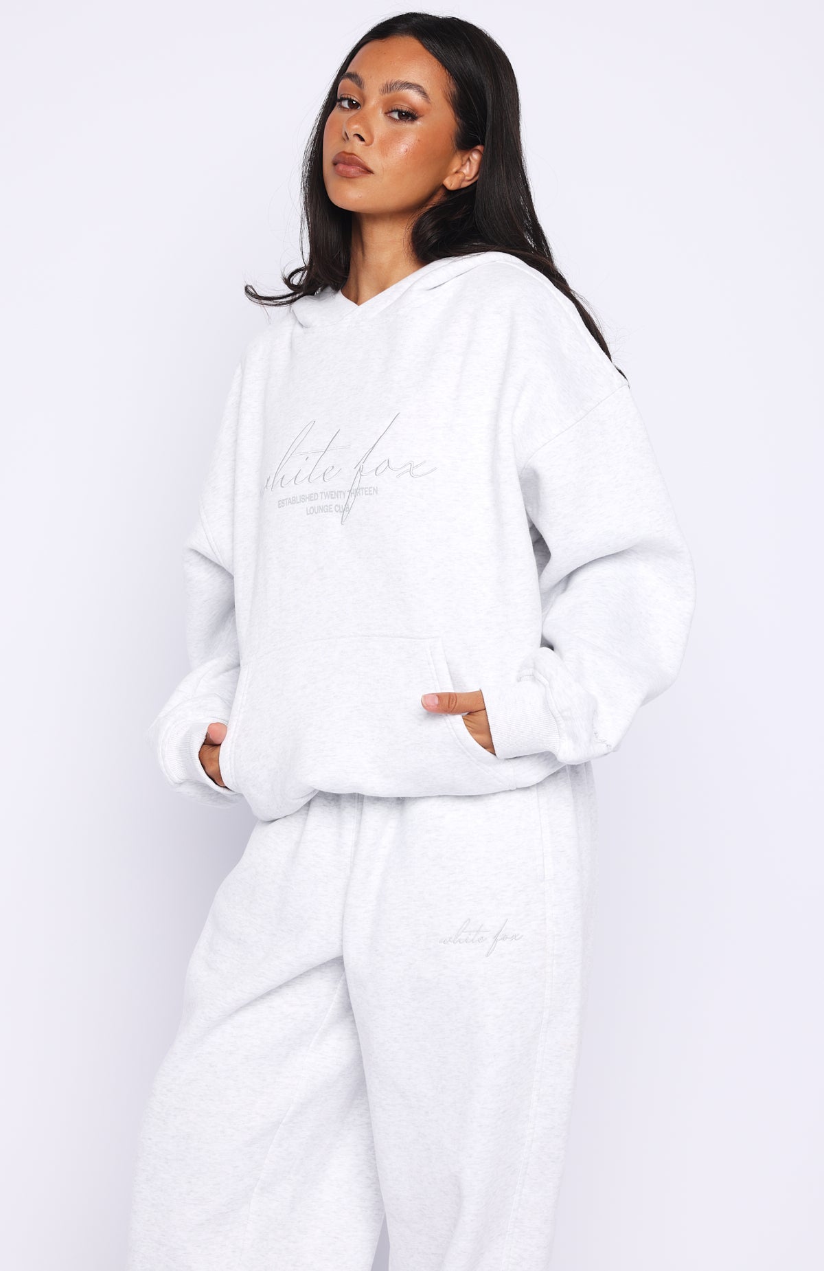 Know What You Want Oversized Hoodie Grey Marle | White Fox Boutique US