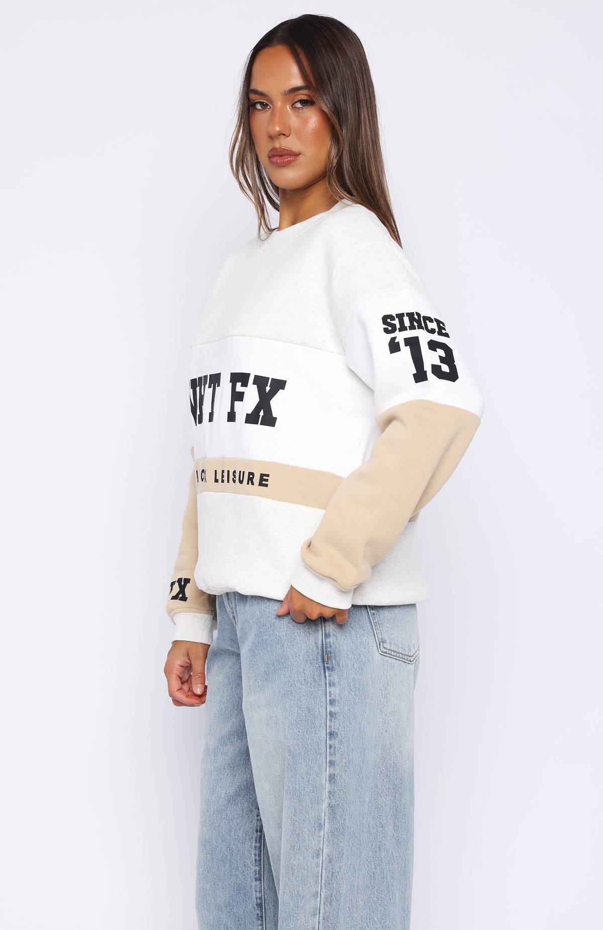 Latest And Greatest Oversized Sweater Neutral | White Fox Boutique US