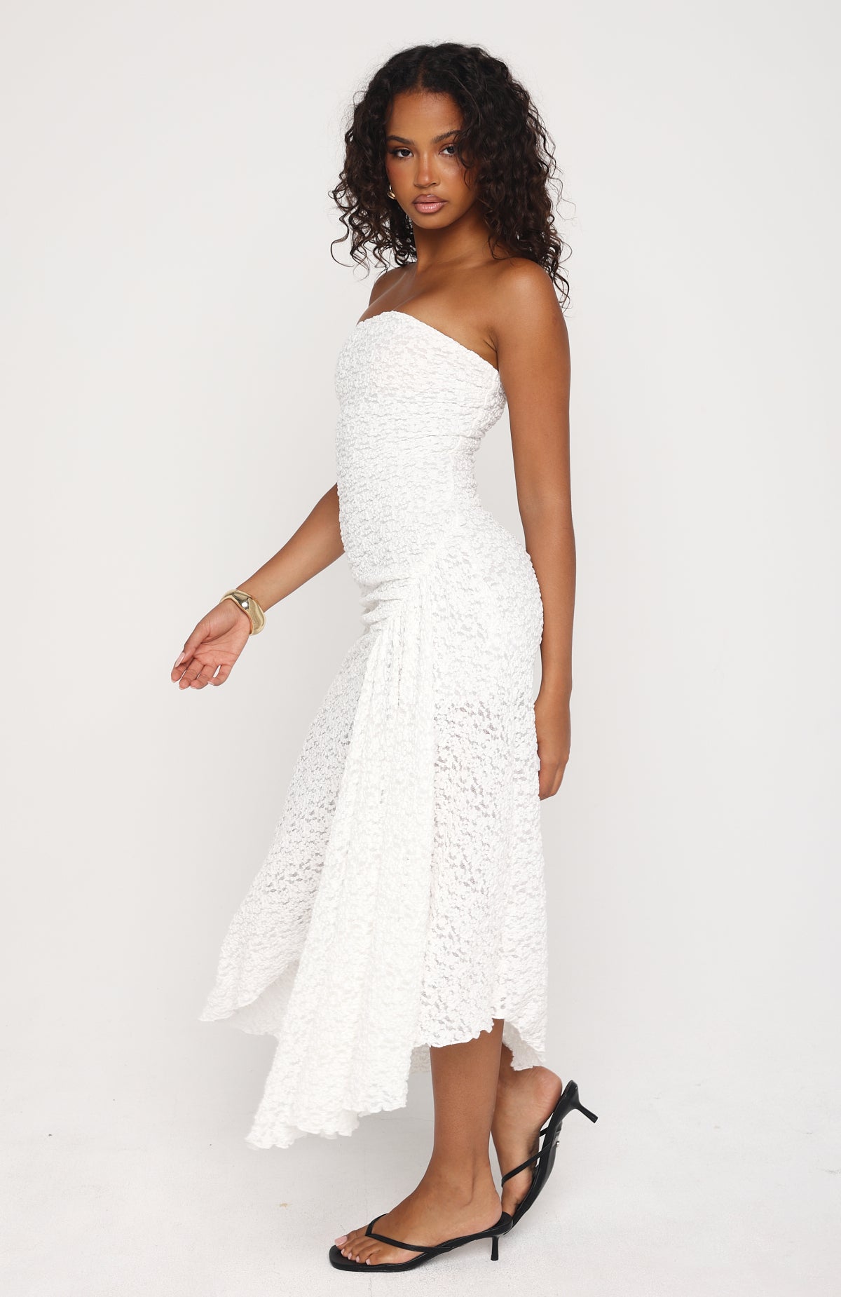 white midi dress strapless Living The Glam Life Z Supply Women's Sloane slip strips and hidden swatches-galvis-mini-dress Color:Aqua/Combo