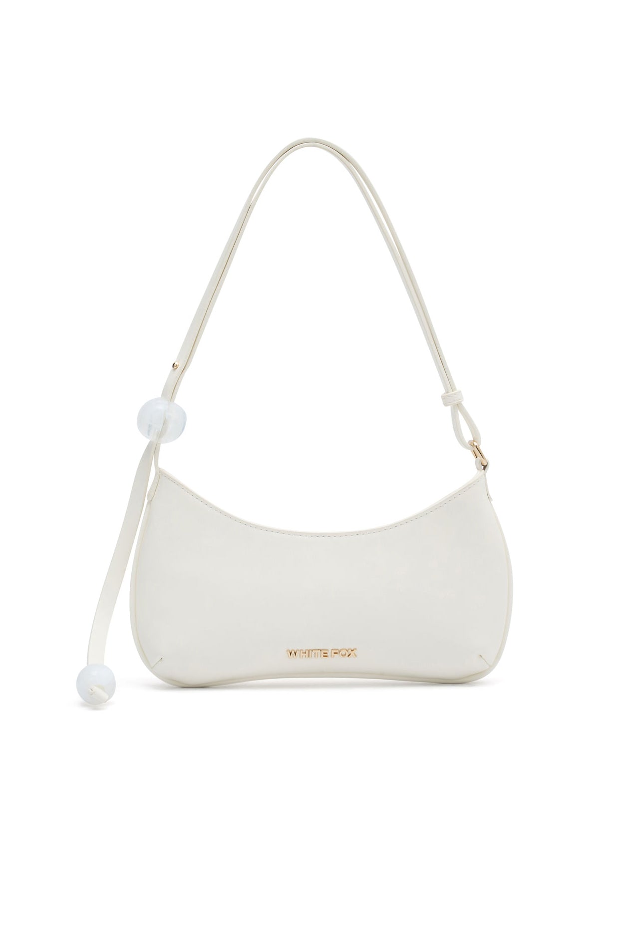Lotus Shoulder Bag Cream PU | White Fox Boutique US