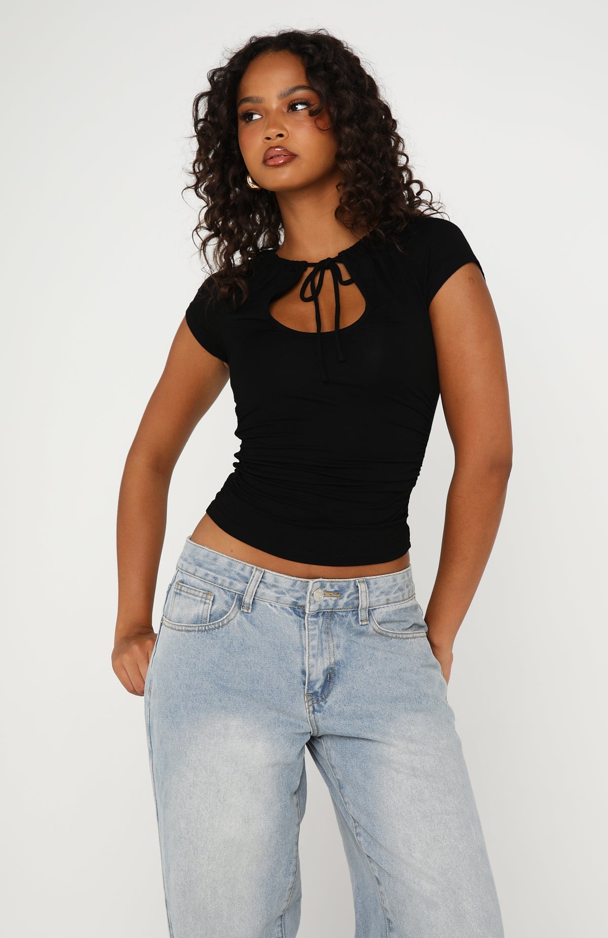 Love Is The Answer Top Black | White Fox Boutique US