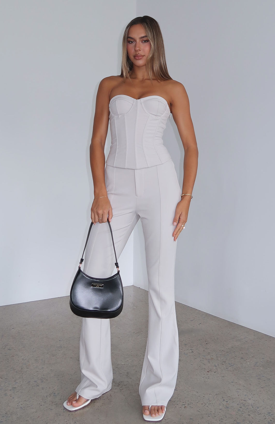 Next Chapter Pants Bone | White Fox Boutique US