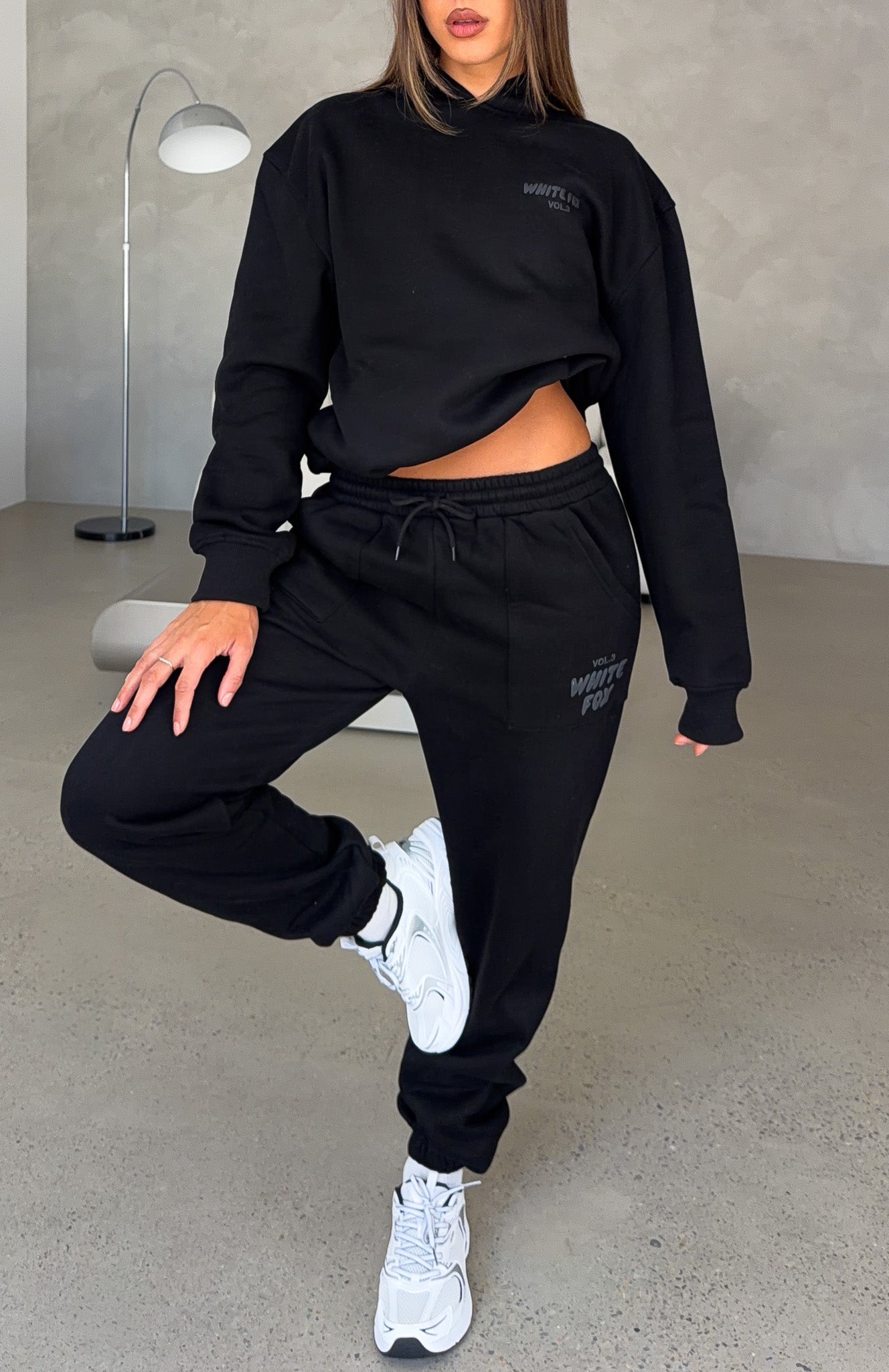 Offstage Sweatpants Onyx | White Fox Boutique US