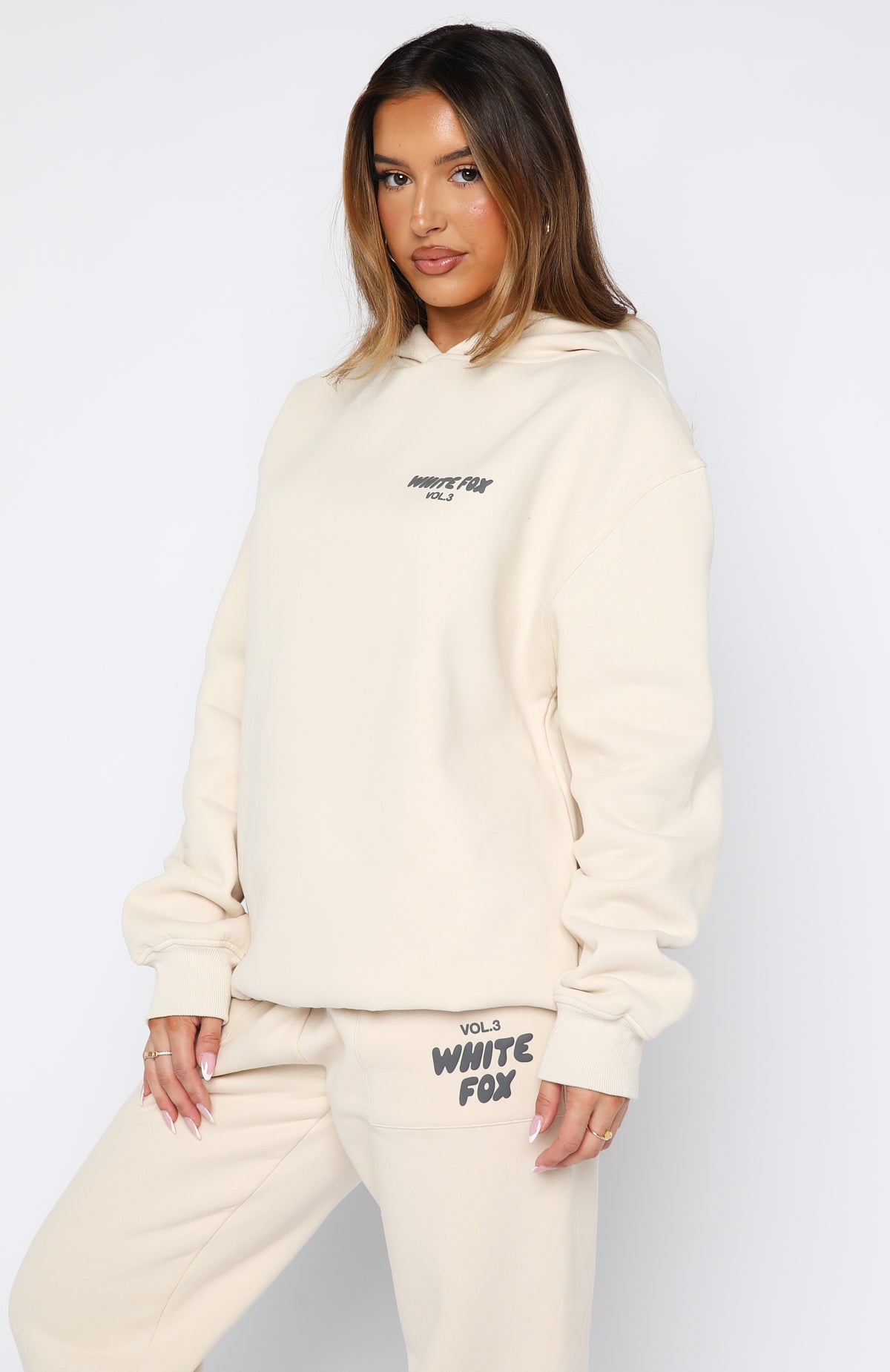 CandyFoxx Studio Logo Parker Lサイズ White | Offstage Hoodie
