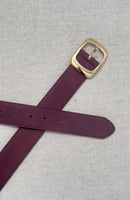 Reed Belt Burgundy/Gold