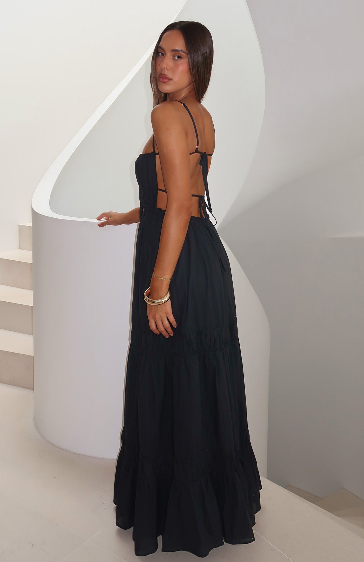 chic whispers maxi dress black Rumour Has It Maxi Dress Black
