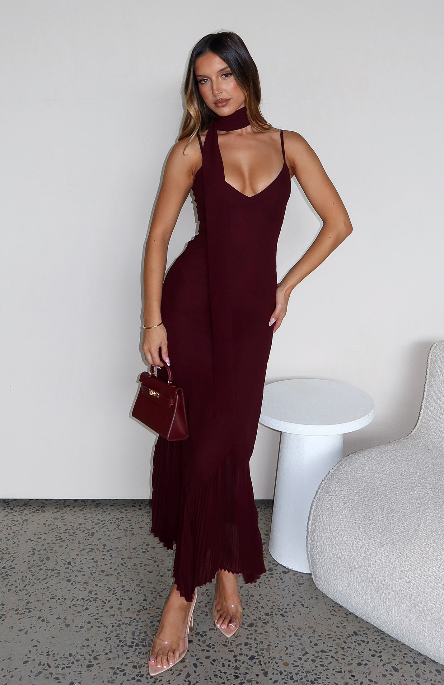 See You Later Maxi Dress Burgundy See You Later Maxi Dress Burgundy