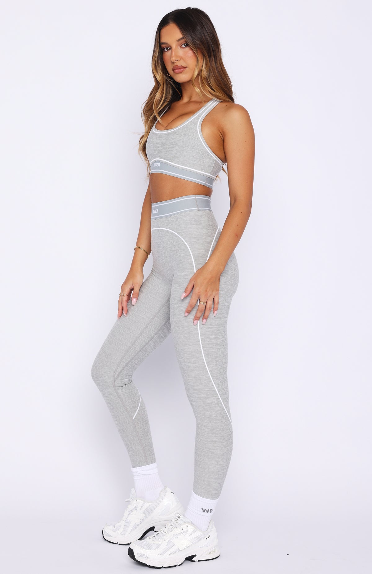 Challenge Leggings Grey Marle | White Fox Boutique US