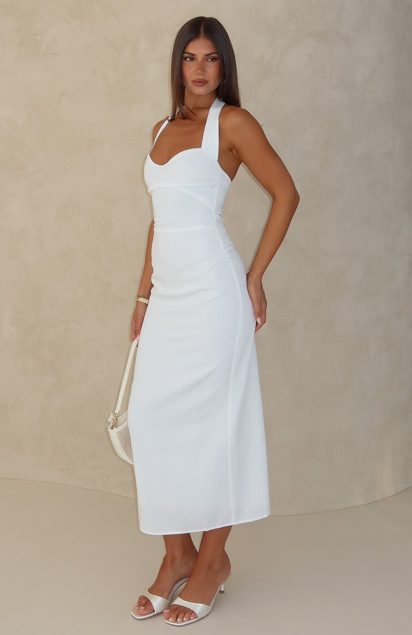 white fox midi dress Forever Wanting Midi Dress Black