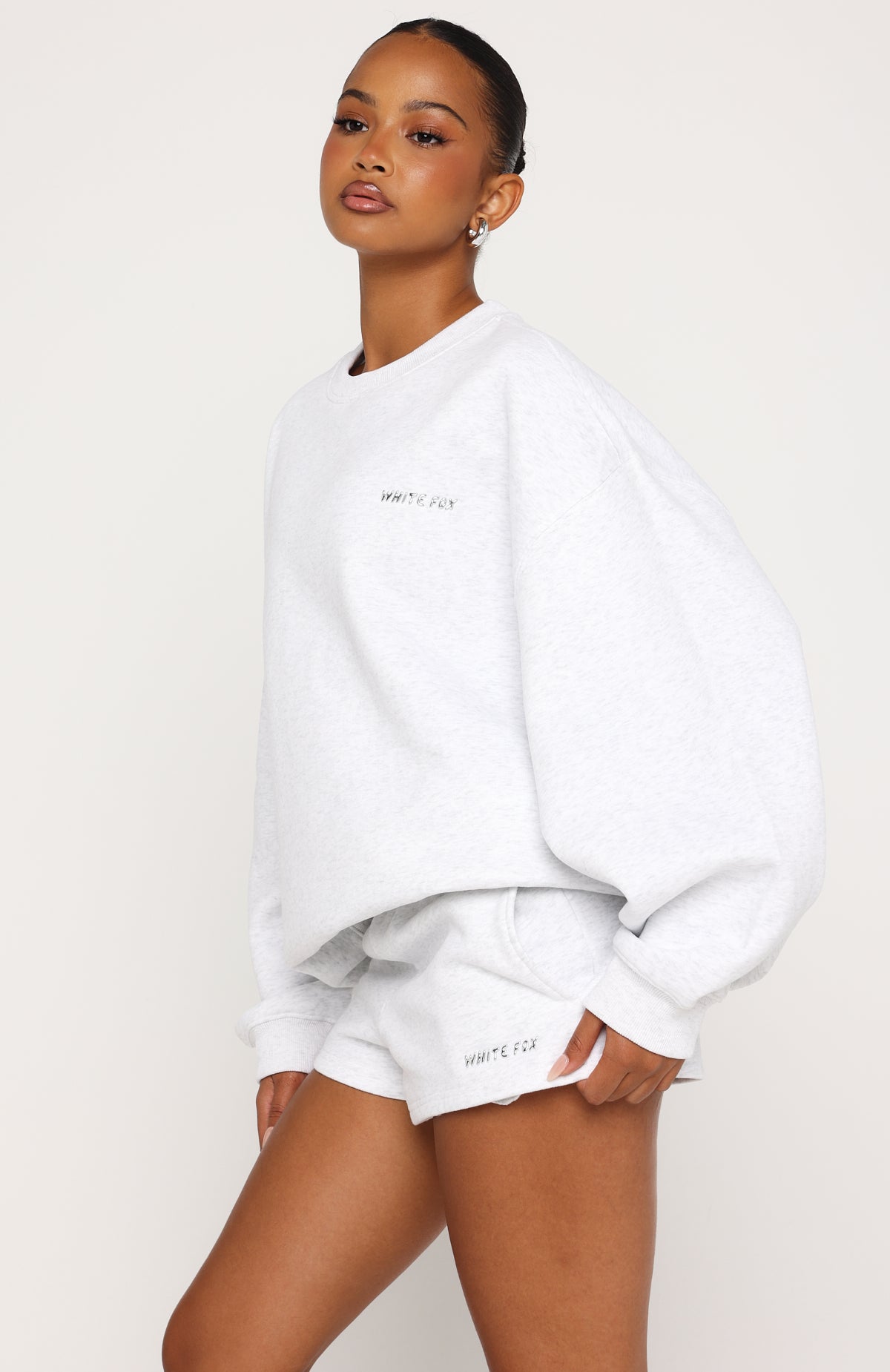 Test Drive Oversized Sweater Grey Marle | White Fox Boutique US