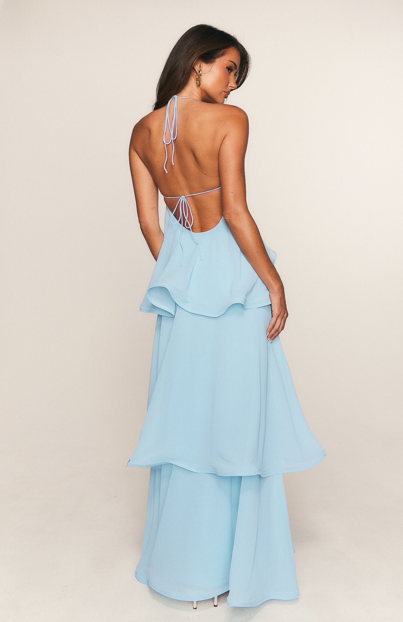 Twirl With Me Maxi Dress Baby Blue Twirl With Me Maxi Dress Baby Blue