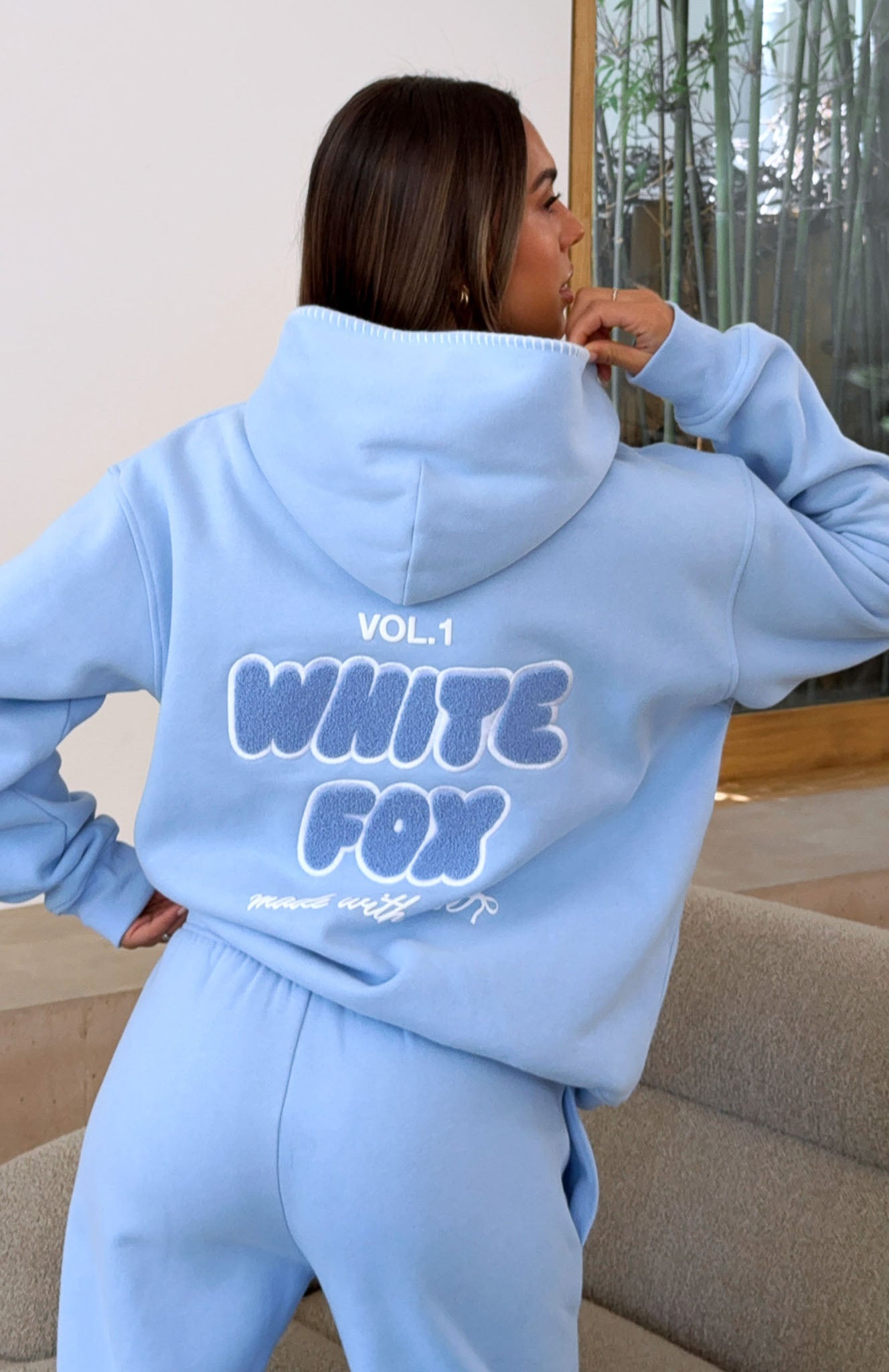 PEOPLE 1 \"怪獣とゴースト\"HOODIE / LIGHT BLUE XL 怪獣とゴースト