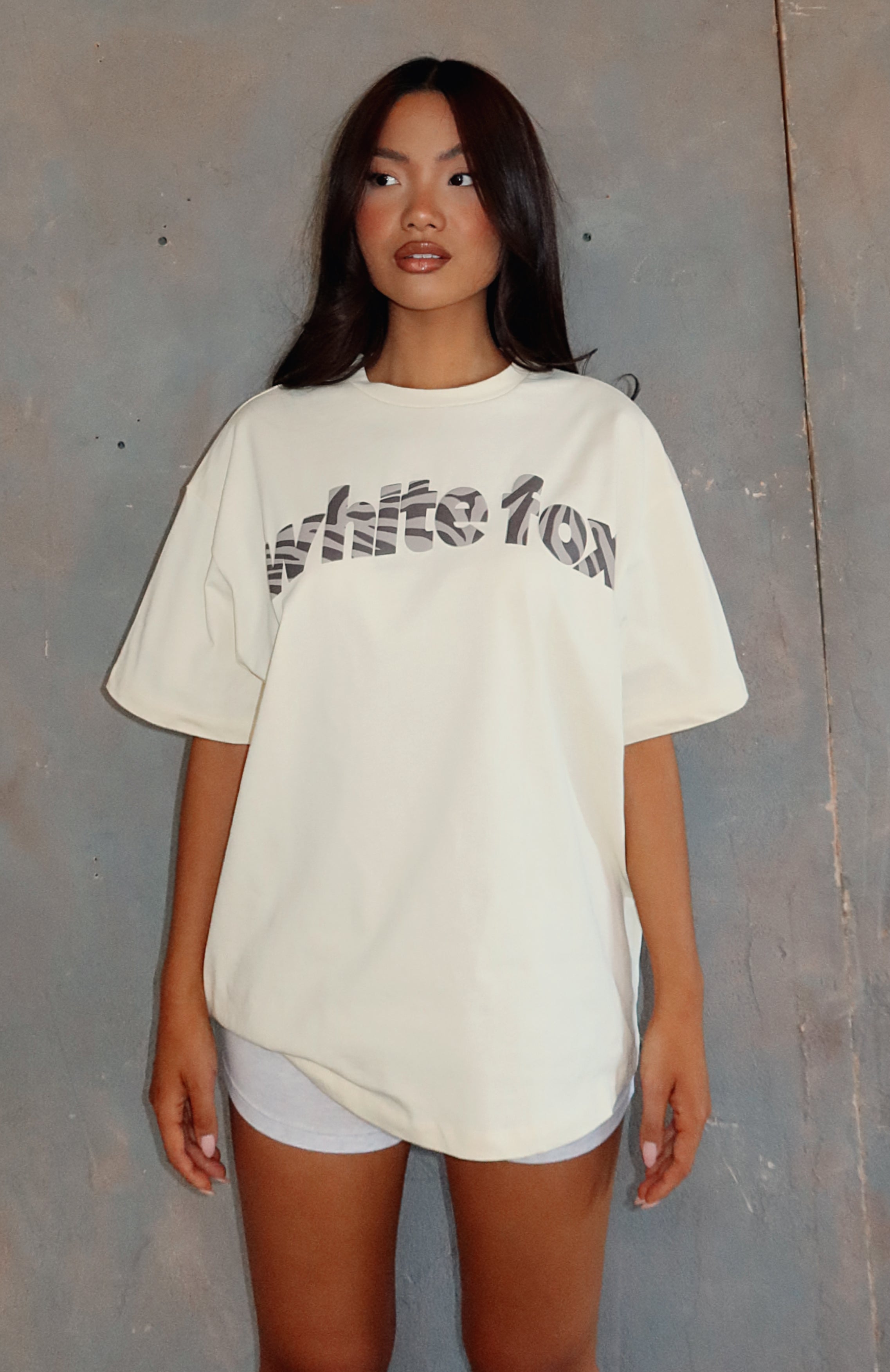 From The Archives Maya Oversized Tee Lemon | White Fox Boutique US