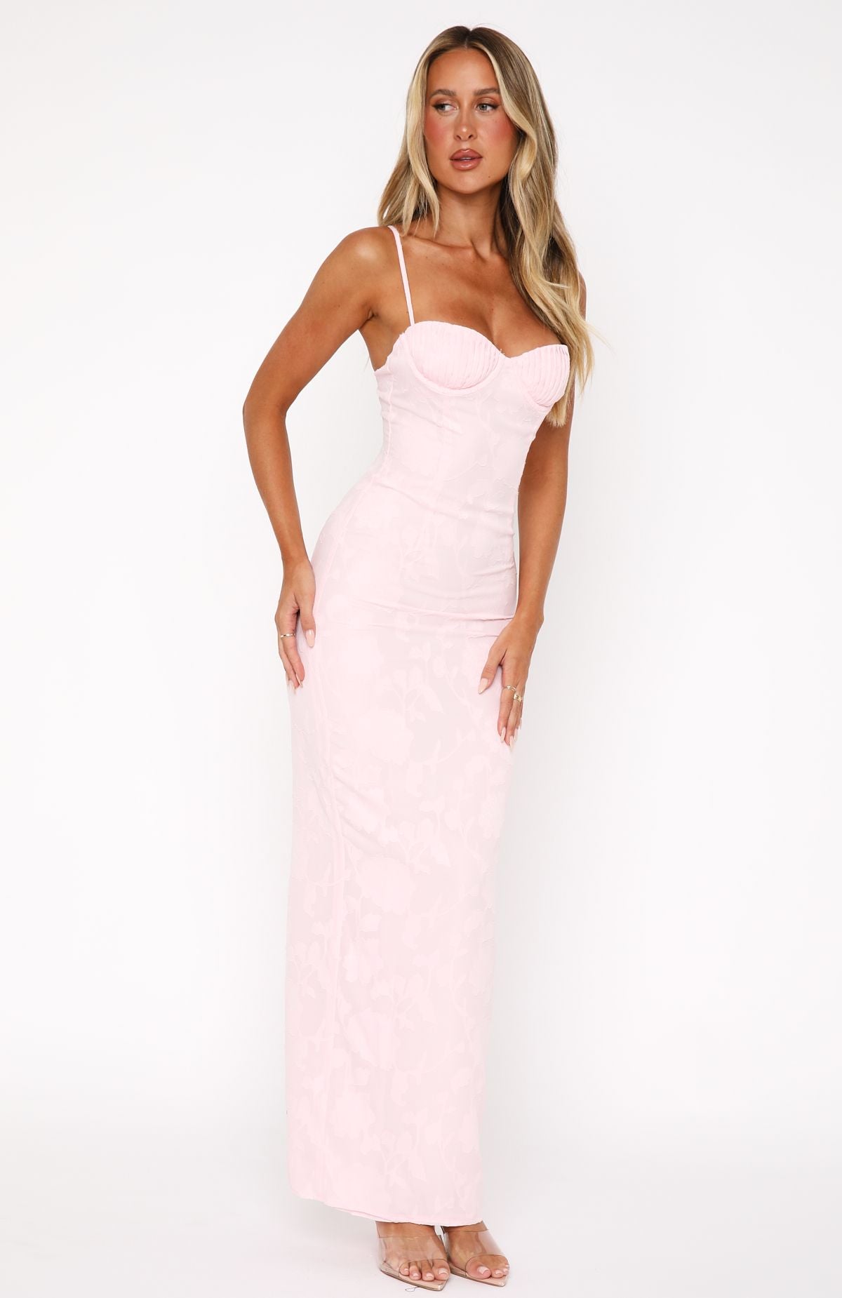 Poppy Dream Maxi Dress Baby Pink Poppy Dream Maxi Dress Baby Pink