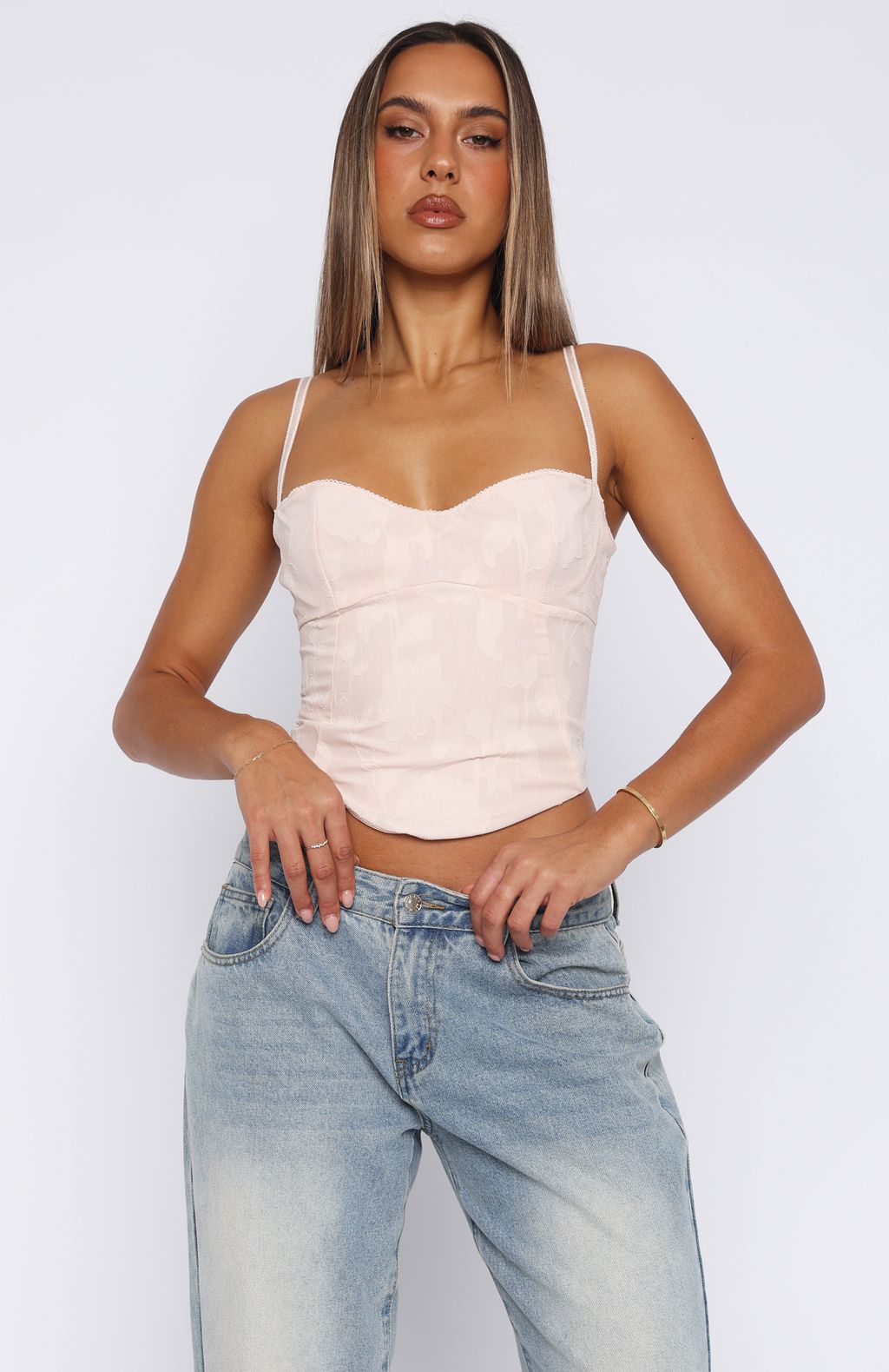 Broken Dreams Bustier Blush | White Fox Boutique US