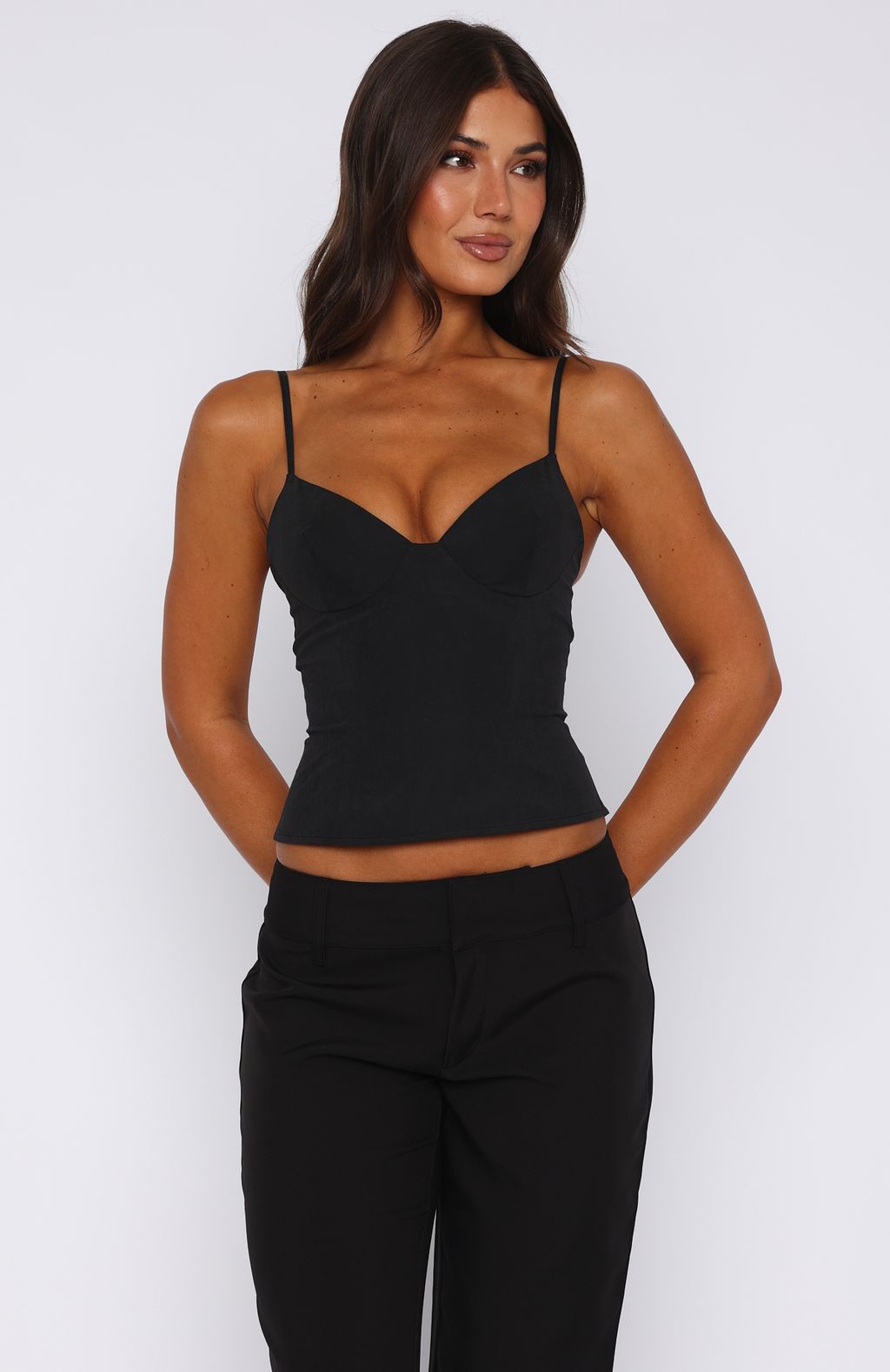 Have A Nice Day Top Black | White Fox Boutique US
