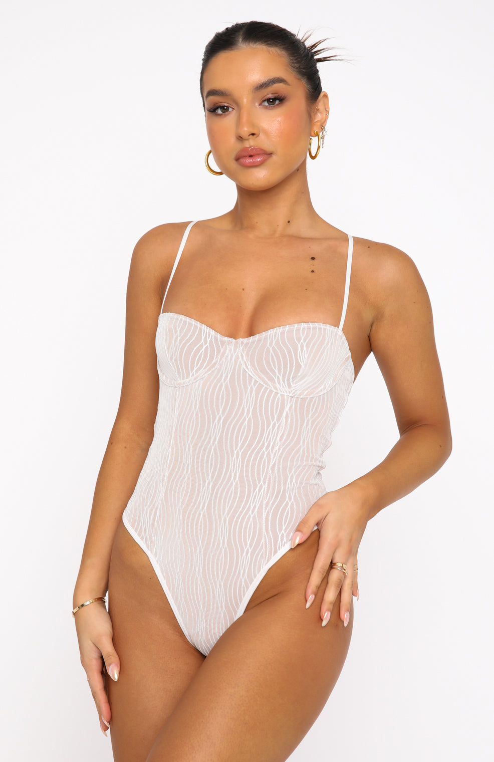 WEST / MUSCLE BODYSUIT / WHITE – CLYQUE