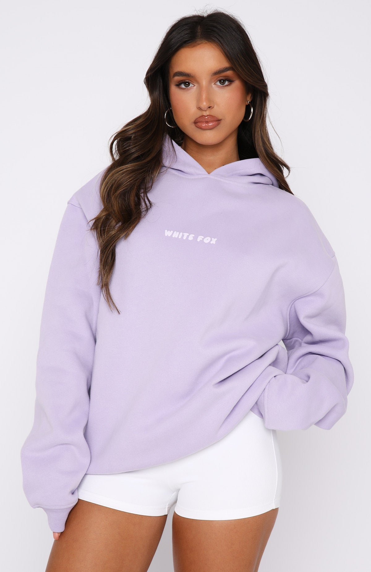 Leisure Series Oversized Hoodie Lavender White Fox Boutique US Leisure Series Oversized Hoodie Lavender White Fox Boutique US
