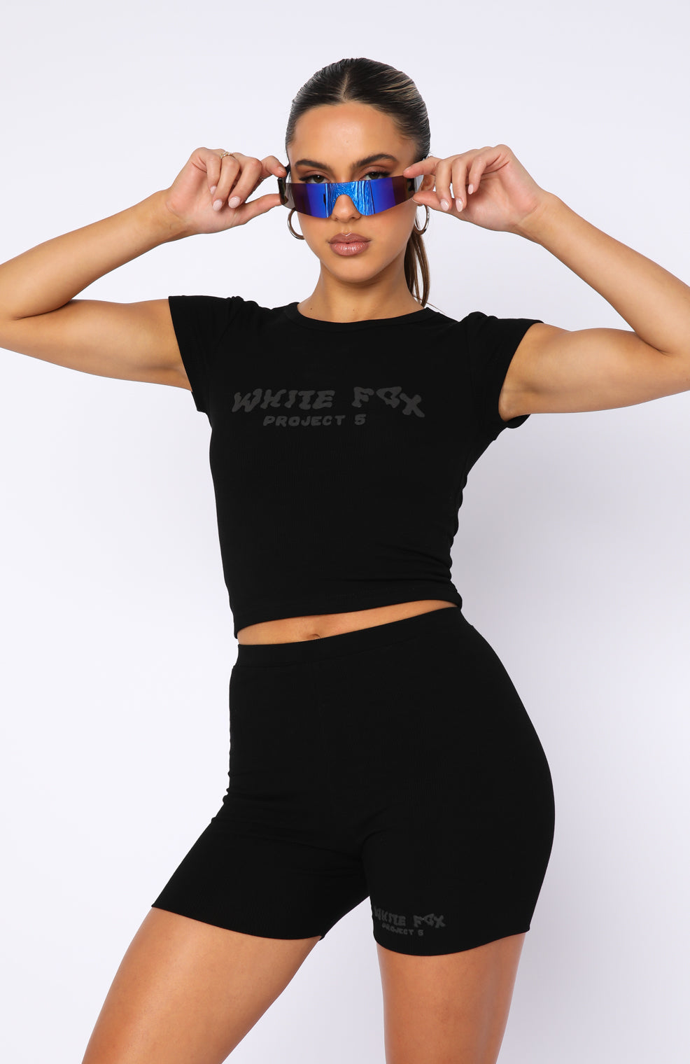 White Fox Boutique All for One Ribbed Crop