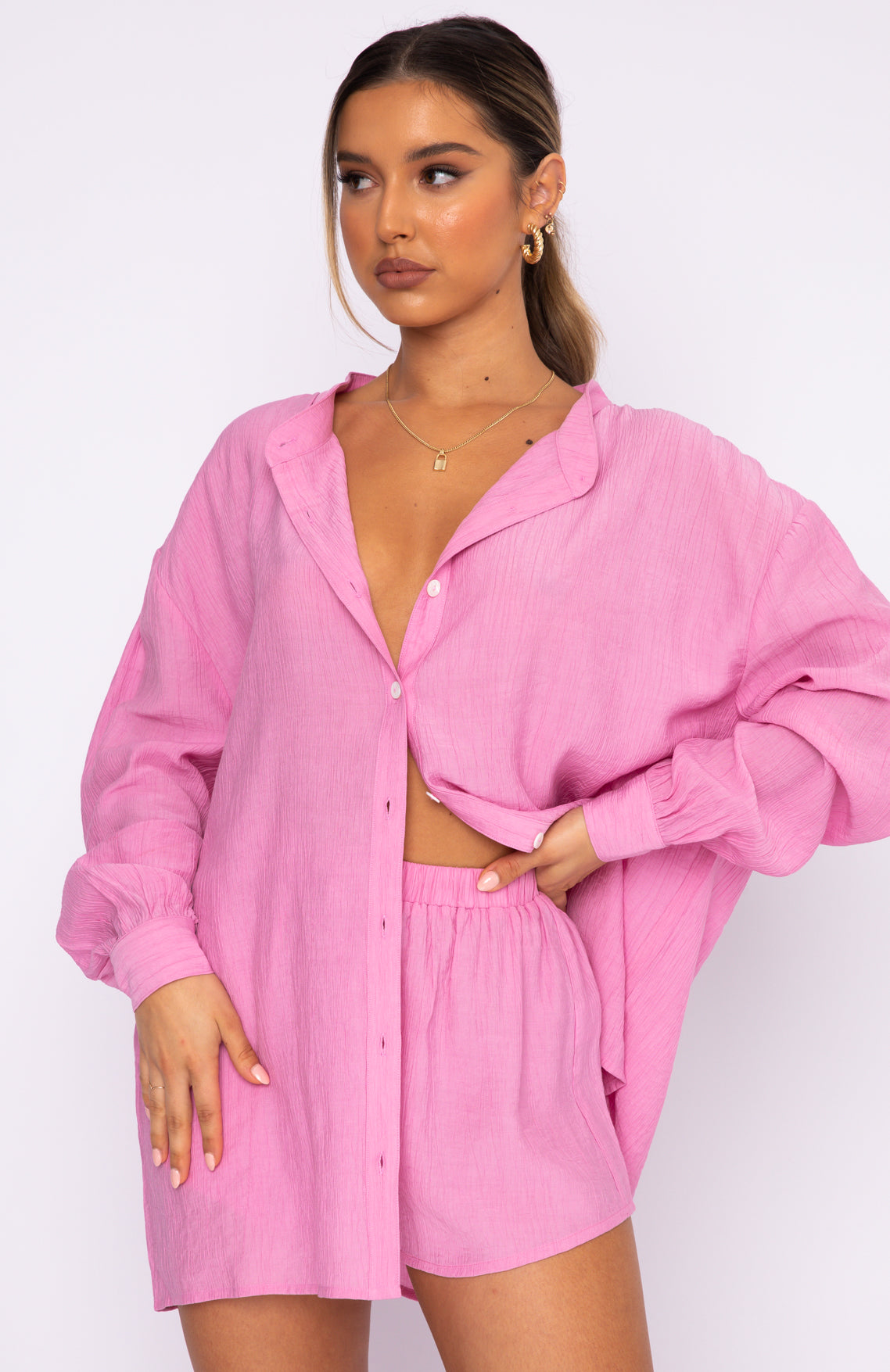 PINK OFF WHITE – The Boss Brat Boutique