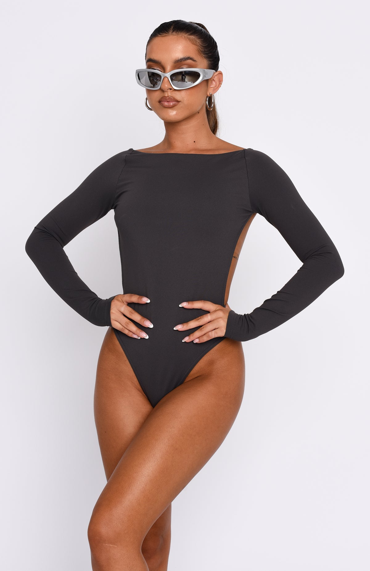Buy Friends Like These Black Short Sleeve V Neck Lace Bodysuit from Next  Australia