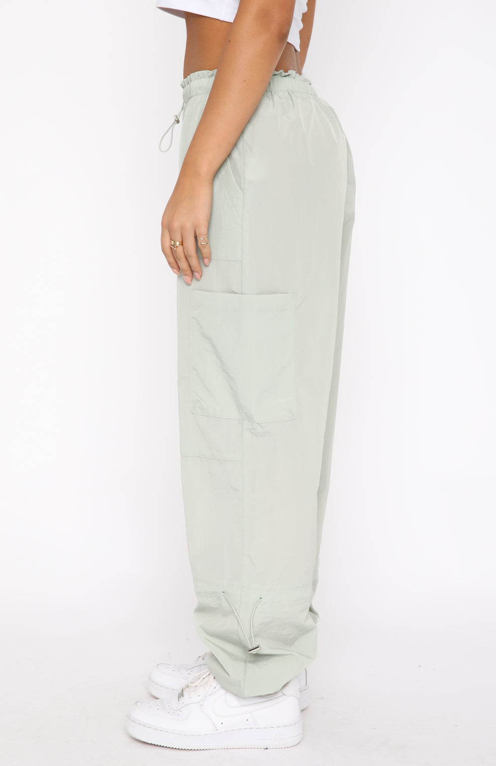 Never Blend In Pants Light Grey | White Fox Boutique US