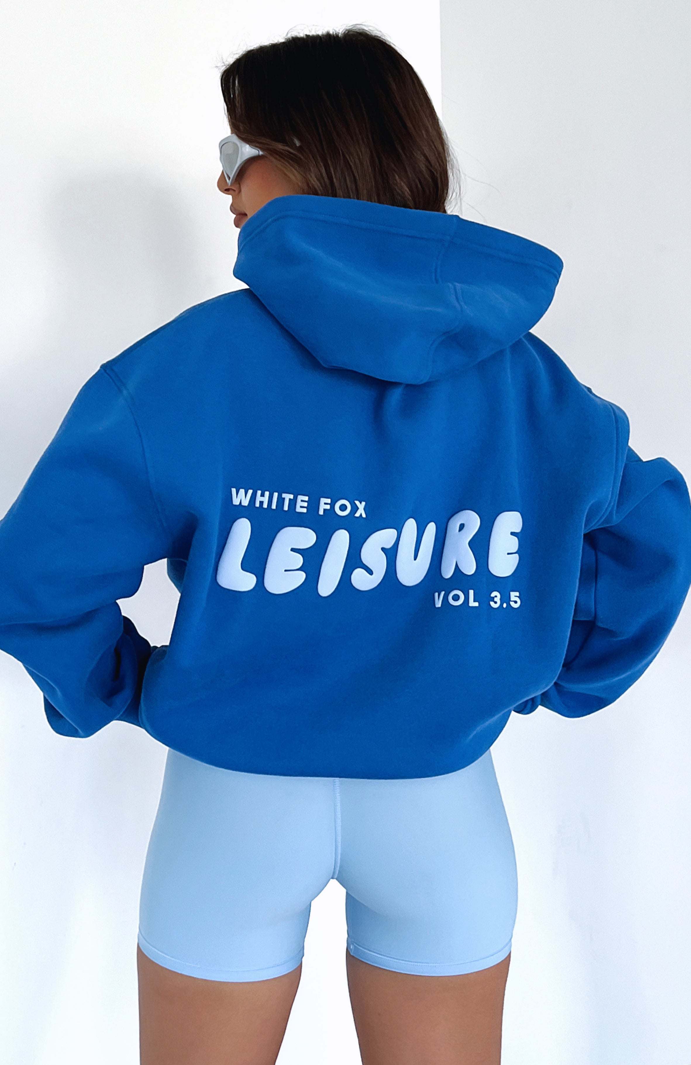 Leisure Series Oversized Hoodie Cobalt | White Fox Boutique US