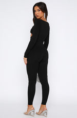 Only One Option Jumpsuit Black