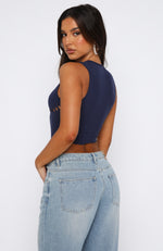 Wild Side Crop Midnight
