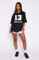 Go For The Shot Oversized Jersey Black