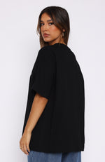 Looking For More Oversized Tee Black