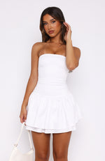 Early Hours Mini Dress White