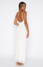 In Time Maxi Dress Off White