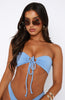 Sail Away Bandeau Bikini Top Cornflower