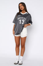 Take The Chance Oversized Jersey Charcoal